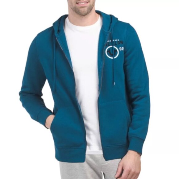 True Religion Men's Sz L Fleece Sweatsuit Hoodie Joggers Tracksuit Gift Set NWT - Picture 3 of 7